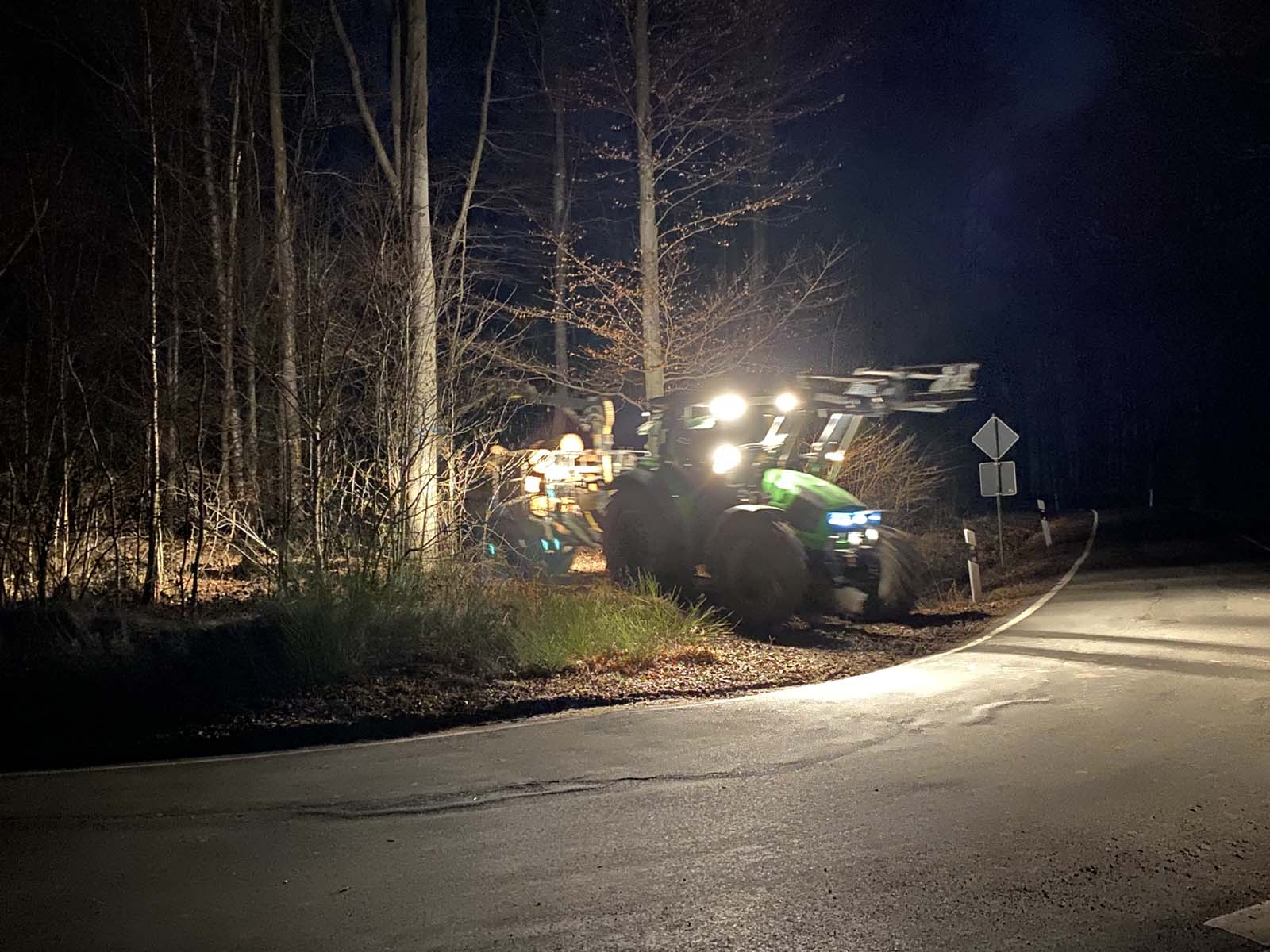 Deutz Fahr 5120 bei der Arbeit