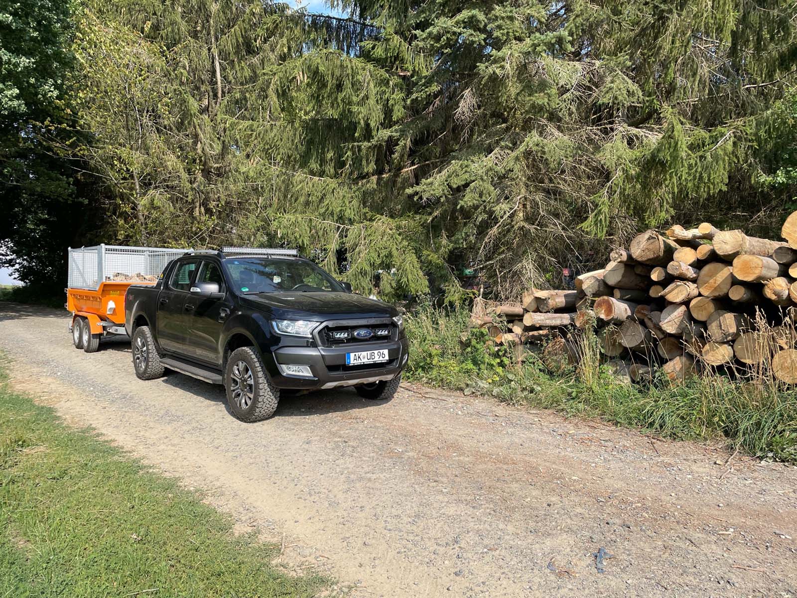 Deutz Fahr 5120 bei der Arbeit
